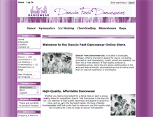 Tablet Screenshot of dfdancewear.com